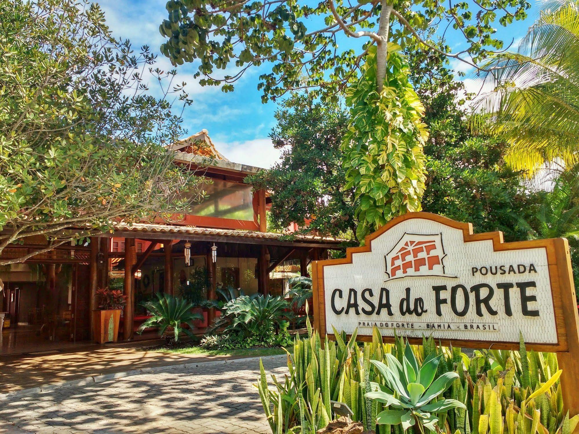 Pousada Casa Do Forte Mata de Sao Joao Kültér fotó